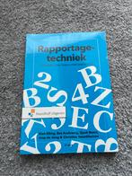 Rapportagetechniek - 6e druk - Nieuw, Boeken, Studieboeken en Cursussen, Ophalen of Verzenden, Nieuw, HBO