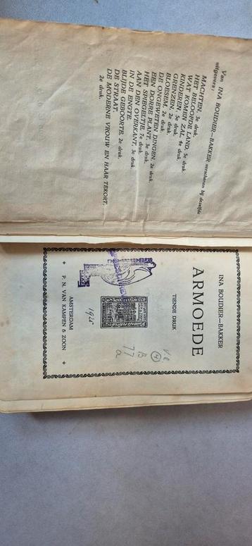 Armoede - Ina Boudier-Bakker beschikbaar voor biedingen