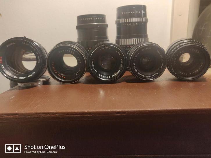 Vintage lenzen – Canon FD / M42 / Nikon / Pentax, Audio, Tv en Foto, Fotografie | Lenzen en Objectieven, Zo goed als nieuw, Ophalen of Verzenden