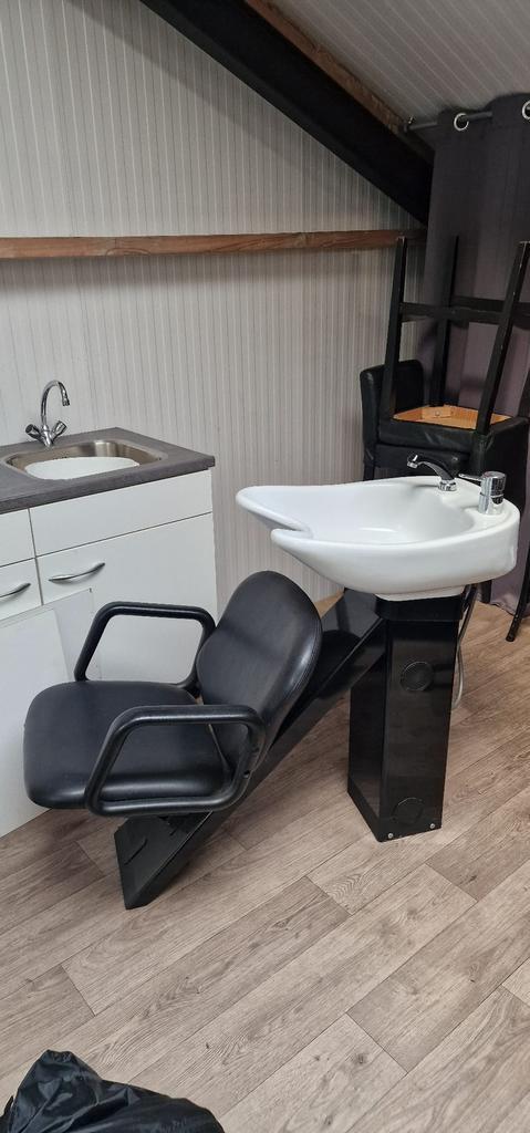 Kapperswasbak met stoel, Doe-het-zelf en Verbouw, Sanitair, Ophalen of Verzenden