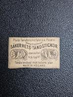 Vintage Luciferetiket - Pluto made in Holland, Ophalen of Verzenden, Gebruikt