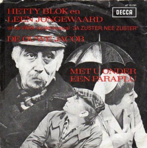 Hetty Blok En Leen Jongewaard ‎: De Ouwe Jacob (1967), Cd's en Dvd's, Vinyl | Nederlandstalig, Gebruikt, Soundtrack of Musical