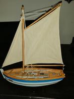 Een leuke model zeilboot eenmaster,l32xh42xb11cm, Hobby en Vrije tijd, Modelbouw | Boten en Schepen, Ophalen of Verzenden, Zo goed als nieuw