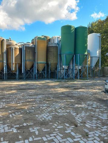 voersilo silo houtbroksilo poedersilo poederproducten  beschikbaar voor biedingen