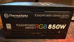 Thermaltake toughpower grand RGB 850 Platinum, Computers en Software, Interne voedingen, Ophalen of Verzenden, Zo goed als nieuw