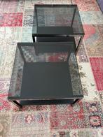 2 bijzettafels, Monge van Minotti (separaat verkoopbaar), Huis en Inrichting, Ophalen, Gebruikt, 50 tot 100 cm, Glas