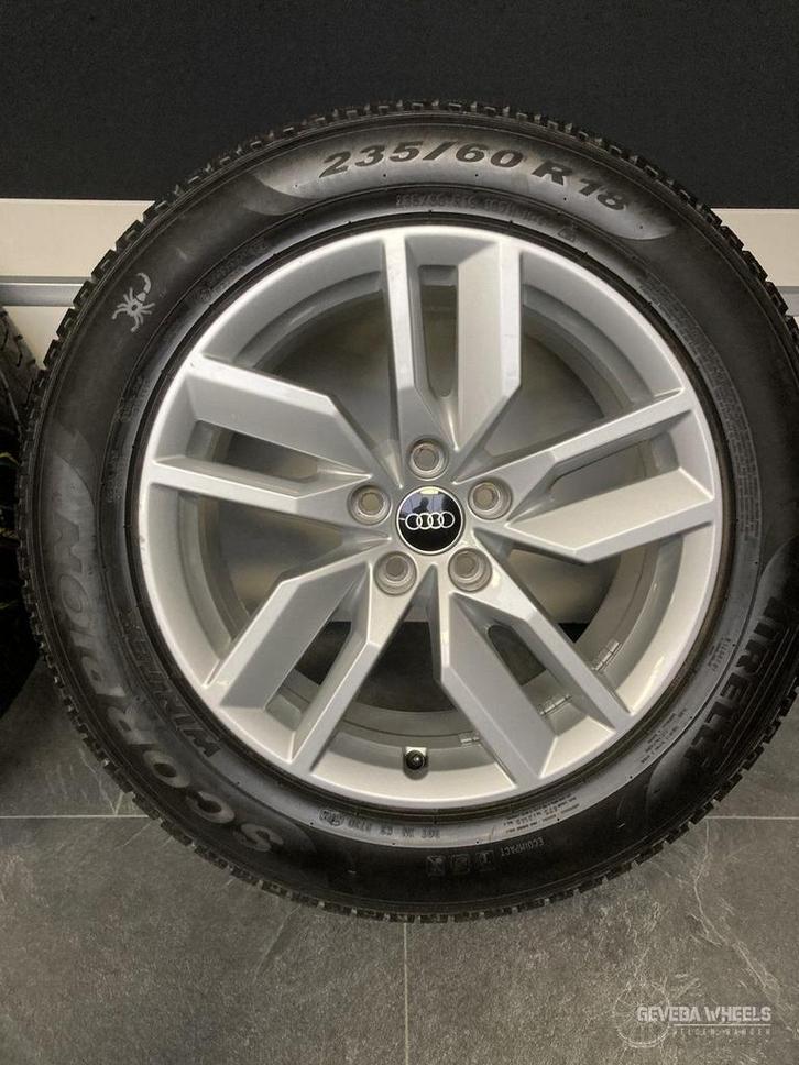 18” originele Audi Q5 velgen + winterbanden 5x112 235/60/18, Auto-onderdelen, Banden en Velgen, Banden en Velgen, Winterbanden