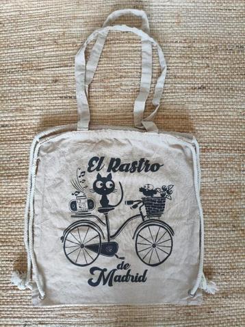 Canvas tas ‘’El rastro de Madrid’’  beschikbaar voor biedingen