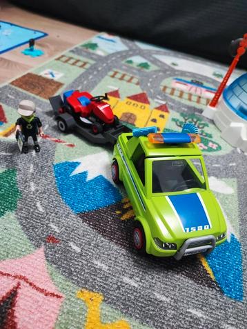 Playmobil 6111 Voertuig groenbeheer Met Grasmaaier/Jardinier beschikbaar voor biedingen