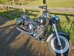 Harley Fat Boy flstf, satijn zwart, Vance&Hines, scherm, Motoren, Particulier, 2 cilinders, Chopper, 1450 cc