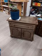 Houten kastje met lade en deuren, Ophalen of Verzenden, A, A, A