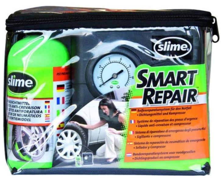 slime autoband reparatie set met compressor, Auto diversen, Autogereedschap, Nieuw, Ophalen of Verzenden