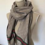 GUCCI by Fiat 500 lange GG logo Sjaal TAUPE NIEUW ORIGINEEL, Kleding | Heren, Mutsen, Sjaals en Handschoenen, Verzenden, Nieuw