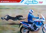 Folder HONDA Africa Twin 750 1995, Motoren, Ophalen of Verzenden, Honda