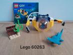 LEGO City 60263 Mini Duikboot - Compleet met Boekje!, Ophalen of Verzenden, Zo goed als nieuw, Complete set, Lego
