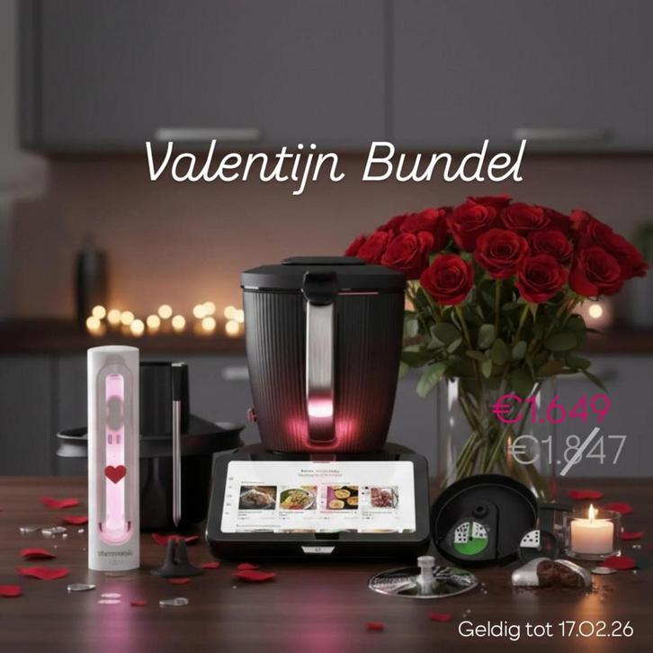 Thermomix TM7 - cutter+ & sensor bundelactie!, Witgoed en Apparatuur, Keukenmixers, Nieuw, 4 liter of meer, 3 snelheden of meer