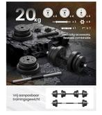 Nieuwe Dumbbell Set - 20kg Totaal, Ophalen of Verzenden, Zo goed als nieuw, Armen, Halterset