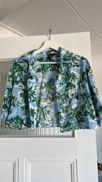 Korte blouse met print van Reclaimed Vintage maat M, Blauw, Maat 38/40 (M), Reclaimed Vintage, Ophalen of Verzenden