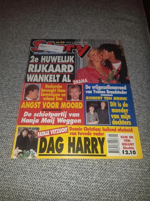 46.Story 1991. Frank Rijkaard. Robert ten Brink. Harry Thoma, Verzamelen, Tijdschriften, Kranten en Knipsels, Tijdschrift, 1980 tot heden