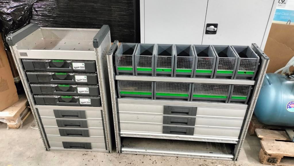 Bott bedrijfswagen inrichting, Ophalen