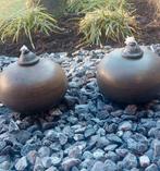 Nieuw, 2x prachtige olielampen/ bollen., Ophalen, Nieuw