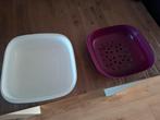Tupperware bewaarbak met uitlekbak, Huis en Inrichting, Ophalen of Verzenden, Gebruikt