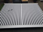 Knikarmscherm zonnescherm 350 cm breed Uitval 250, Ophalen, Gebruikt, 150 tot 300 cm, 250 cm tot 450 cm