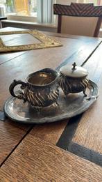 Dorgento Suiker en melk set zilver, Antiek en Kunst, Antiek | Tin, Ophalen