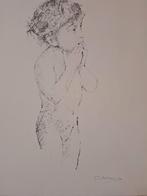 Grafiek van een kind door Tina vd Berg, Antiek en Kunst, Ophalen of Verzenden