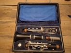 F.A. Uebel Bb klarinet, Bes-klarinet, Gebruikt, Ophalen of Verzenden, Met koffer