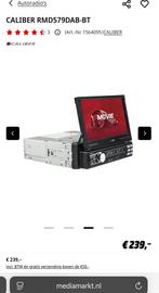 Caliber RMD 579DAB-BT 1-DIN Autoradio, Auto diversen, Ophalen of Verzenden, Nieuw