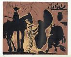 Picasso Before the Goading of the Bull (Large) Linocut, Antiek en Kunst, Kunst | Litho's en Zeefdrukken, Ophalen of Verzenden