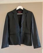 Zwart Lederen Simopeil Colbert Maat 40, Maat 38/40 (M), Zwart, Ophalen of Verzenden, Zo goed als nieuw