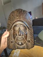 Afrikaans Houten Beeld - Handgesneden, Ophalen of Verzenden