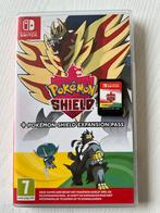 Pokemon Shield + Pokemon shield Expansion Pass, Spelcomputers en Games, Games | Nintendo Switch, Zo goed als nieuw, Ophalen