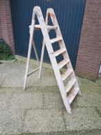vintage houten trap, Doe-het-zelf en Verbouw, Gebruikt, Minder dan 2 meter, Ophalen