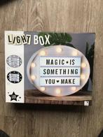Light Box, Huis en Inrichting, Woonaccessoires | Tekstborden en Spreuken, Ophalen of Verzenden, Nieuw
