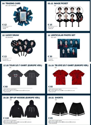 ISO/WTB: ENHYPEN EUROPE WALK THE LINE MERCH beschikbaar voor biedingen