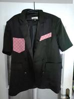 Satijnen Blazer - Maat L, Kleding | Dames, Jasjes, Kostuums en Pakken, Zwart, Maat 42/44 (L), Ophalen of Verzenden, Zo goed als nieuw