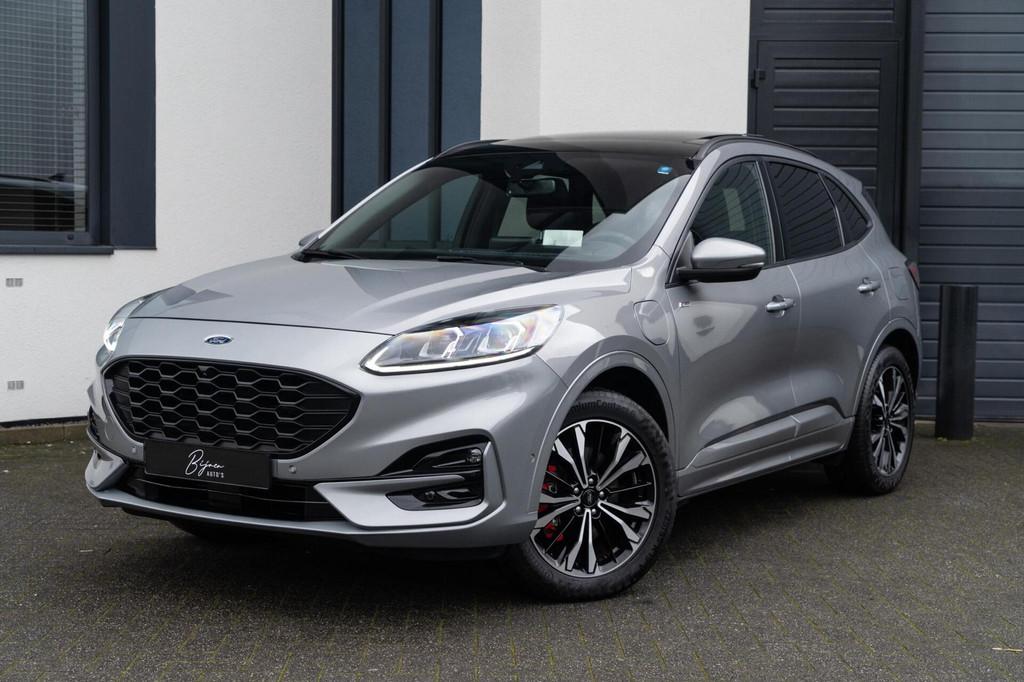 Ford Kuga 2.5 PHEV ST-Line X PANO / TECH PACK / B&O, Gebruikt, Zwart, 4 cilinders, Bedrijf
