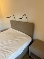 Boxspring Swiss sense 140 bij 200, Huis en Inrichting, Slaapkamer | Boxsprings, Ophalen, Grijs, Tweepersoons, 140 cm