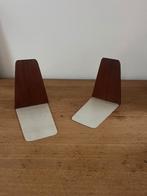 Kai Kristiansen boekensteunen set van 2 - teak hout, Gebruikt, Ophalen of Verzenden, X, X