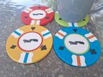 Holland Casino poker chips onderzetters!!!, Ophalen of Verzenden