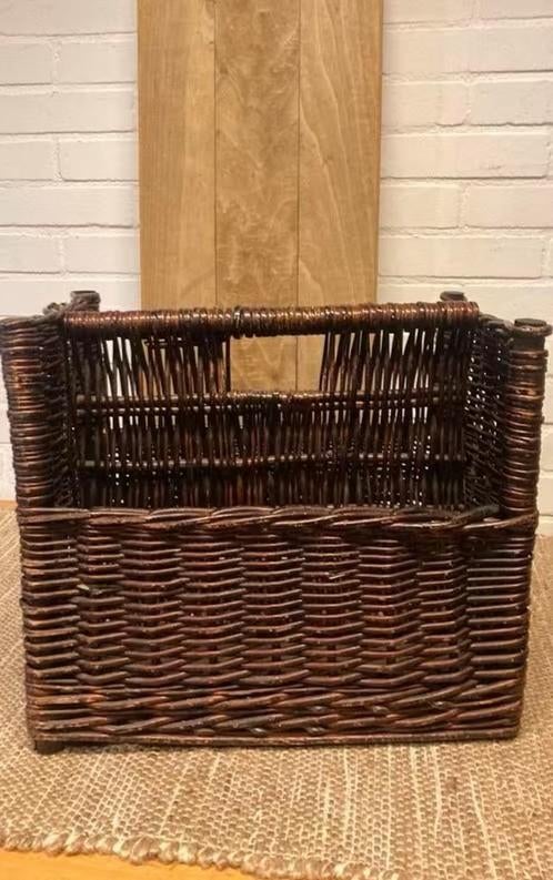 Rieten lectuurmand, Huis en Inrichting, Ophalen of Verzenden, Zo goed als nieuw