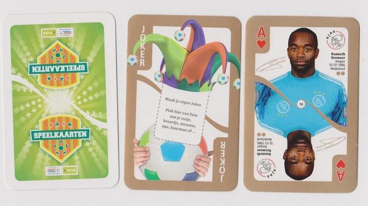PLUS Kaartspel: Speelkaarten Eredivisie 2013, Verzamelen, Sportartikelen en Voetbal, Zo goed als nieuw, Poster, Plaatje of Sticker