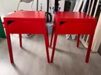 Twee IKEA Selje nachtkastjes, Ophalen, Gebruikt, Metaal of Aluminium, 55 tot 70 cm