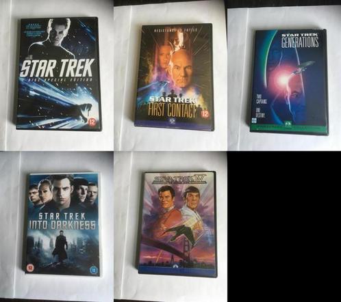 star trek dvd (5 stuks) startrek diverse collectie, Cd's en Dvd's, Dvd's | Actie, Zo goed als nieuw, Actie, Vanaf 12 jaar, Ophalen of Verzenden