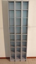 3 VOLLE IKEA DVD KASTEN ,GRIJS,, Alle leeftijden, Ophalen, Zo goed als nieuw