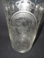 1898 Antiek kroningsglas koningin wilhelmina, Ophalen of Verzenden