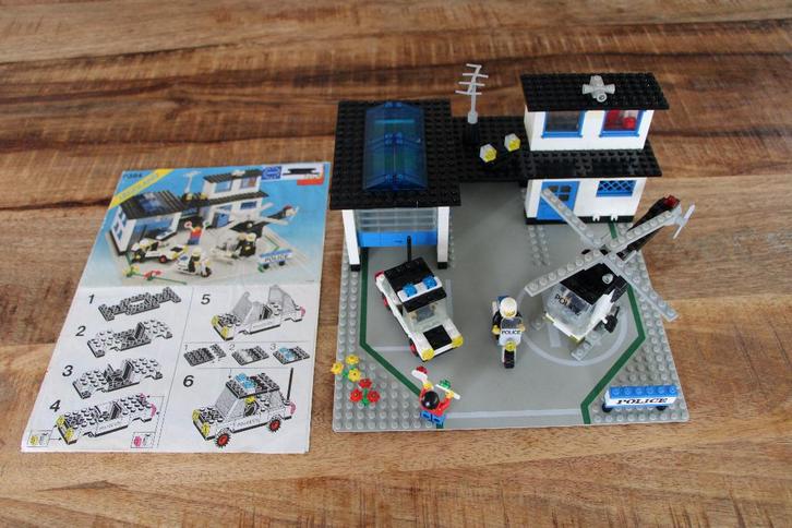 LEGO Police Station, setnr. 6384, Kinderen en Baby's, Speelgoed | Duplo en Lego, Gebruikt, Lego, Complete set, Ophalen of Verzenden